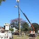 À espera de 40 mil lâmpadas, Campo Grande terá 100% dos postes com LED até agosto de 2022