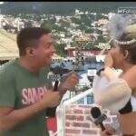 Lívia Andrade se irrita com Leo Dias e solta palavrão ao vivo no SBT