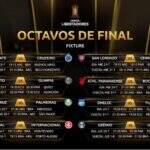 Conmebol divulga datas e horários dos jogos das oitavas da Libertadores