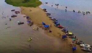 Local onde ocorreu afogamento. Foto: Divulgação