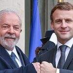 Lula se encontra com o presidente da França no Palácio do Eliseu