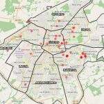 Coronavírus já se espalhou por bairros mais afastados de Campo Grande, revela mapa de doentes