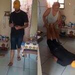 Mulher faz marido de pano de chão em Campo Grande e vídeo explode na internet