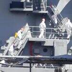 Tripulantes de navio da Marinha estão com o novo coronavírus