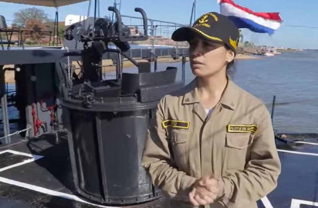 Oficial entra para história da marinha paraguaia