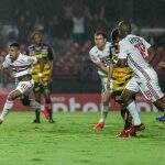 São Paulo tem 2 gols anulados e só empata com o Novorizontino em casa