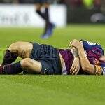 Messi sofre fratura no braço, para por 3 semanas e não joga o clássico contra o Real Madrid