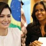 Gafe! Repórter confunde Michelle Bolsonaro com Michelle Obama
