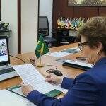 Em reunião com Tereza Cristina, secretário de MS pede reconhecimento federal de emergência por seca