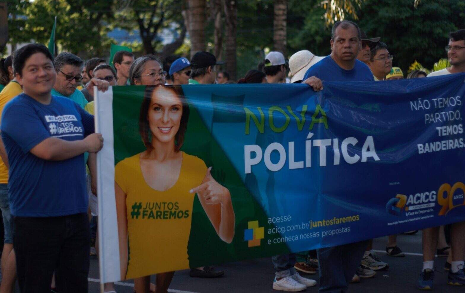 Associação Comercial e Industrial de Campo Grande participará de manifestação pró-Bolsonaro (Foto: Divulgação ACICG)