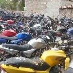 Mais de 140 motos podem ser encaminhadas como sucata para leilão em Itaquiraí