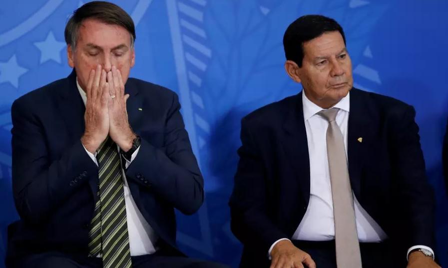 Em novo desgaste, Bolsonaro exclui Mourão de reunião ministerial