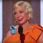 Michelle Williams faz discurso poderoso no Globo de Ouro.