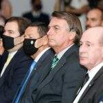 Bolsonaro participa de workshop sobre caça Gripen ao lado de ministros e de Maia
