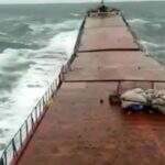 VÍDEO: navio de carga se parte em dois e afunda no Mar Negro