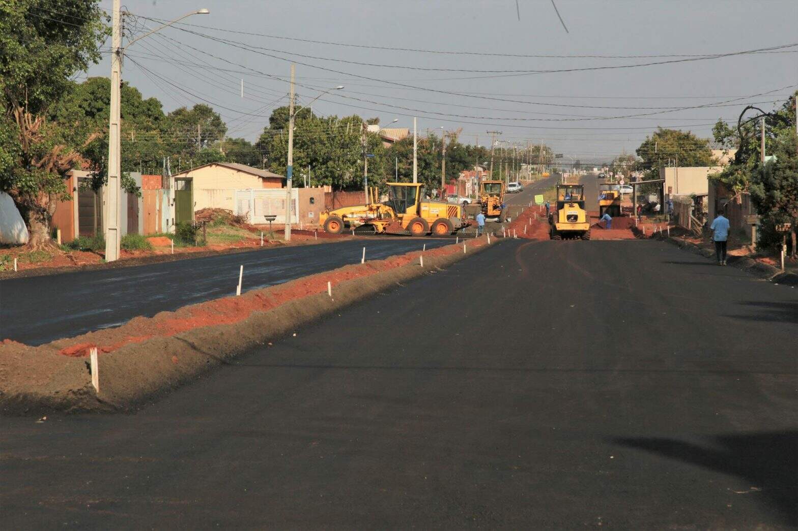 Obra no Bairro Nova Lima.