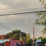 VÍDEO: Tornado? Fenômeno é visto no céu de Campo Grande e intriga moradores; Entenda