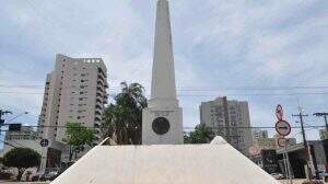 Monumento está localizado no Centro de Campo Grande