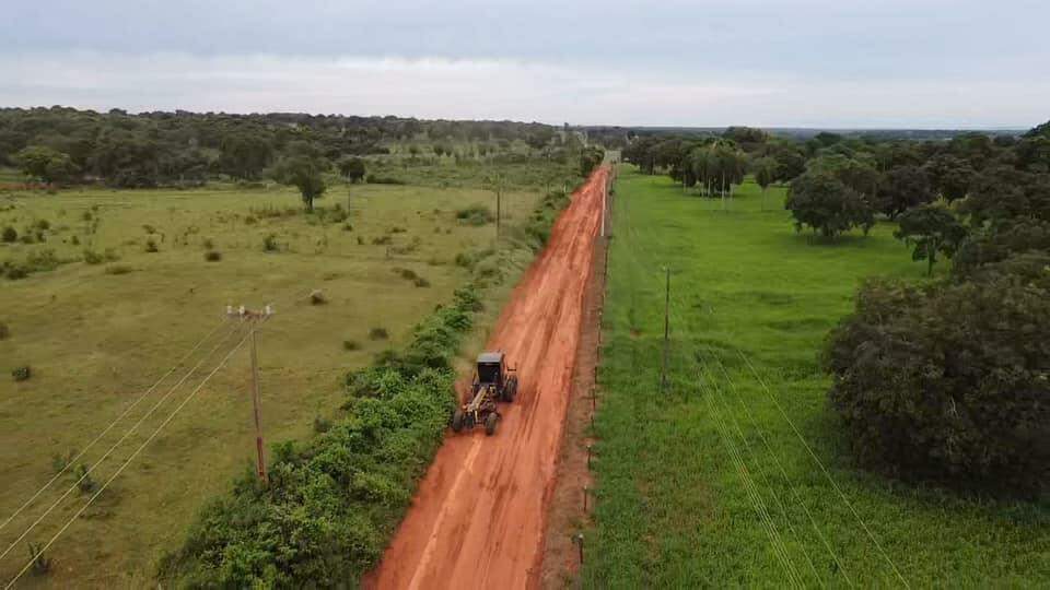 Estradas de Nioaque passam por manutenção após semana de chuvas intensas na cidade