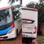 Ônibus atola e prefeitura promete ‘consertar’ via após chuvarada em Campo Grande