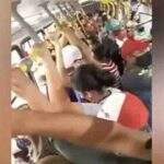 Passageiro filma lotação de ônibus em Campo Grande: ‘não dá para mover os pés’