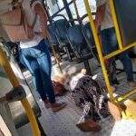 Com ônibus lotado, mulher passa mal em Campo Grande e é socorrida pelo Samu
