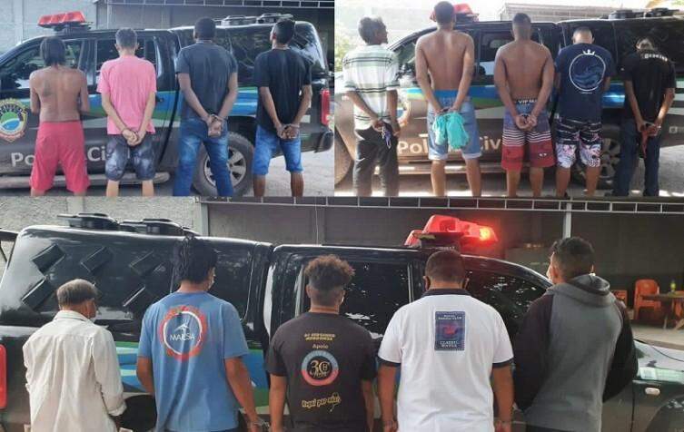 Foragidos, 36 homens são presos durante operação da polícia em Corumbá