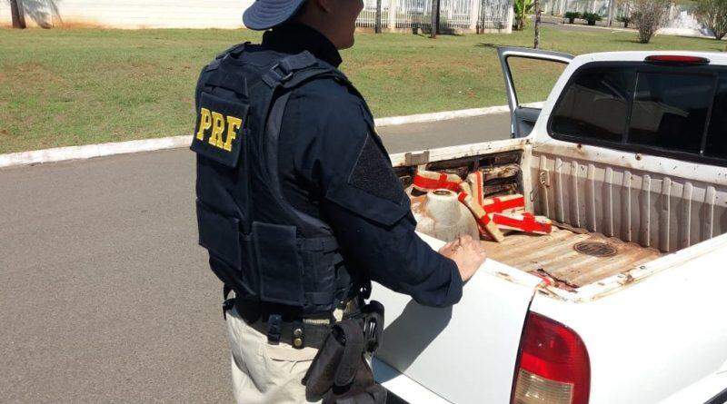 Operação Stock Car prende motorista com mais de 150 quilos de maconha na BR-262