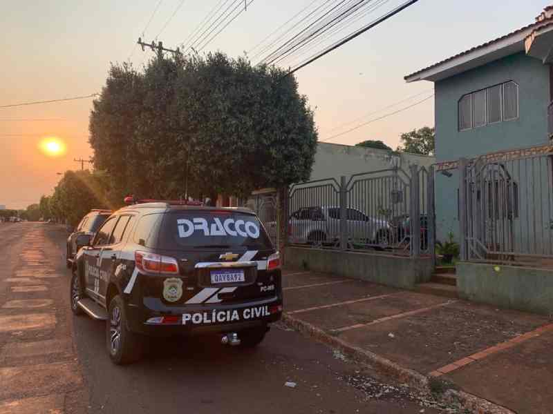 Equipes do Dracco durante a operação