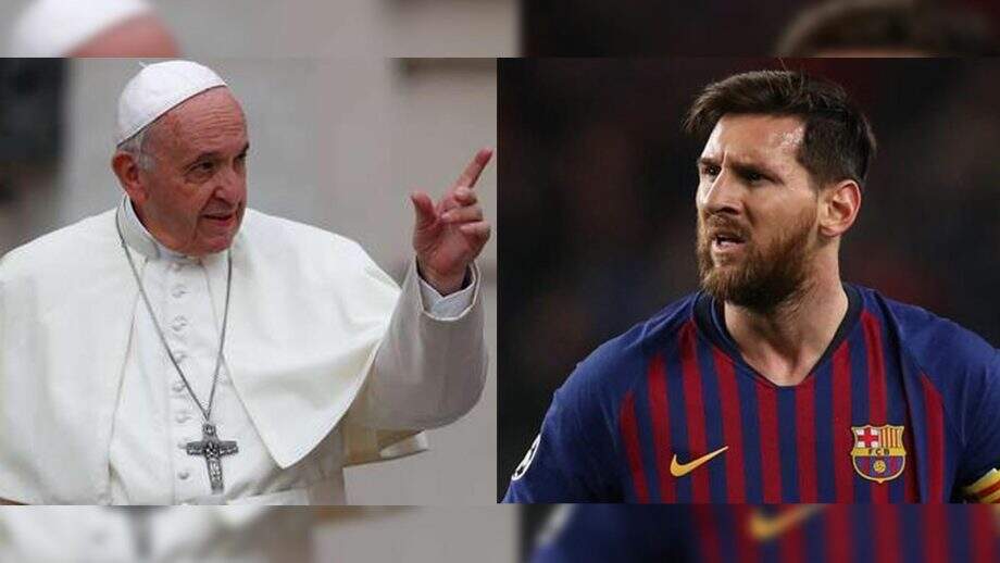Papa Francisco afirma que é um sacrilégio chamar Lionel Messi de Deus