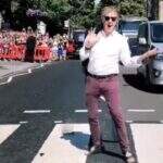 Paul MacCartney volta a cruzar Abbey Road 29 anos depois