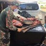 Dois são presos e multados em R$ 28,5 por caça de cinco animais silvestres
