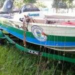 PMA fiscaliza embarcações nos rios Pardo e Anhanduí e apreende espinheis e anzóis de galho