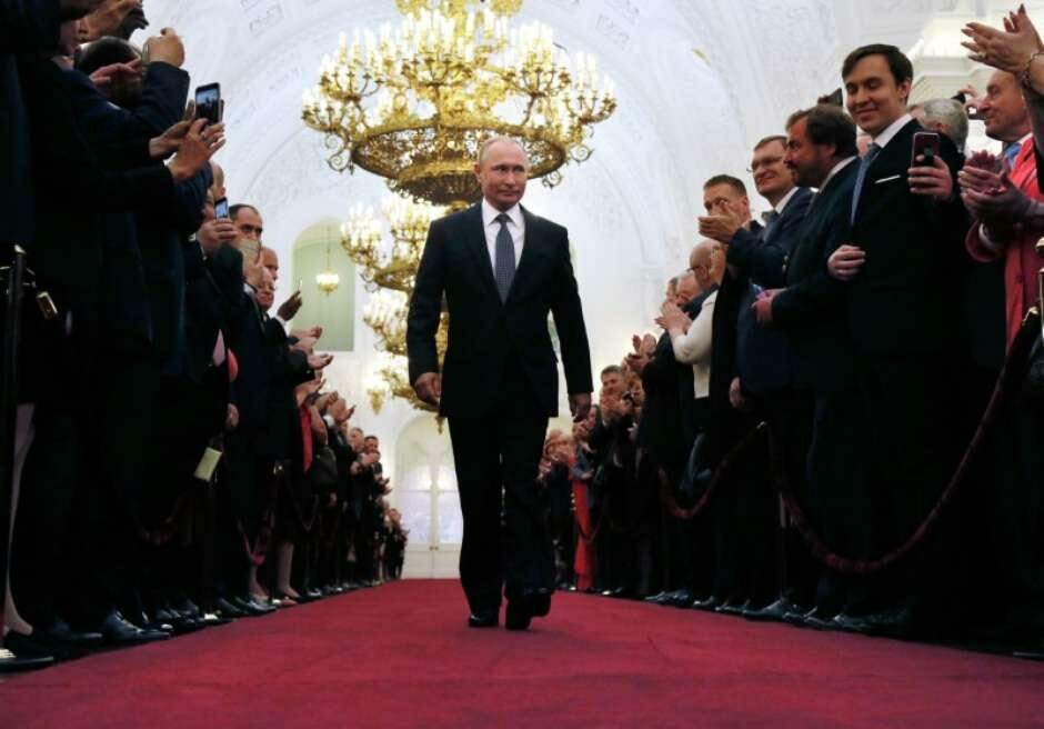 Putin toma posse na Rússia em seu quarto mandato