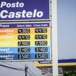 Gasolina tem aumento, mas ainda pode ser encontrada por R$ 4,36 em Campo Grande