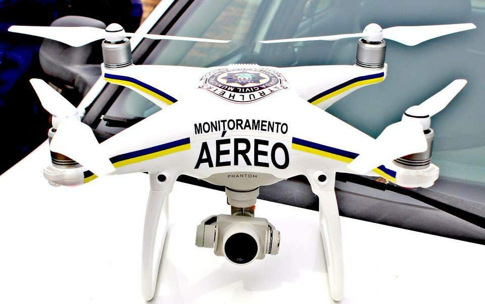 Guardas municipais de diversas cidades brasileiras já utilizam drones (Foto: Reprodução)