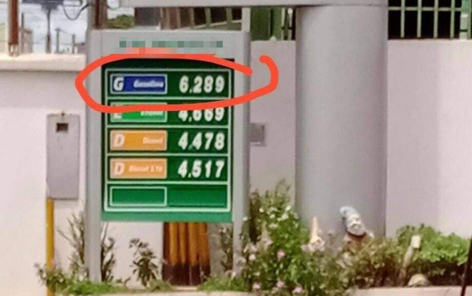 Com um dos maiores ICMS do país, gasolina custa até R$ 6,28 em postos de MS