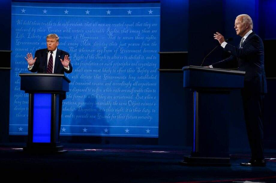A 12 dias de eleição, Trump e Biden se enfrentam no último debate