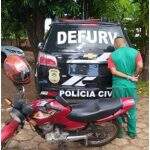 Interno do semiaberto é preso com motocicleta furtada em Campo Grande