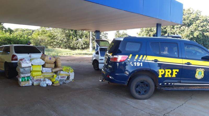 PRF apreende 425,2 Kg de maconha e skunk na BR-262