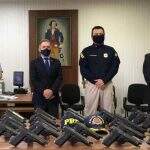 PRF doa 1 mil pistolas para a Polícia Militar de Mato Grosso do Sul