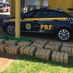 Meia tonelada de maconha é apreendida em carro furtado na BR-163