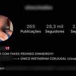 Com 28 mil seguidores, campo-grandense que vende fotos sensuais no Instagram vai à Justiça contra ‘fake golpista’