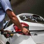 Motoristas de aplicativo repetem protesto para Reinaldo baixar ICMS da gasolina