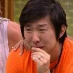 Pyong Lee chora após ver o filho pela 1ª vez na tela do BBB