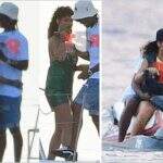 Clima de romance: Rihanna e A$AP Rocky curtem Barbados