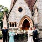 Família real divulga foto do casamento da Princesa Beatrice, neta da rainha Elizabeth II.