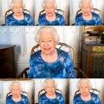 Rainha Elizabeth II participa de sua primeira videochamada.