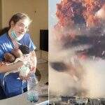Heroína: Enfermeira salva três recém-nascidos na explosão de Beirute.