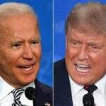 Em debate mais sereno, Trump e Biden mostram visões opostas.